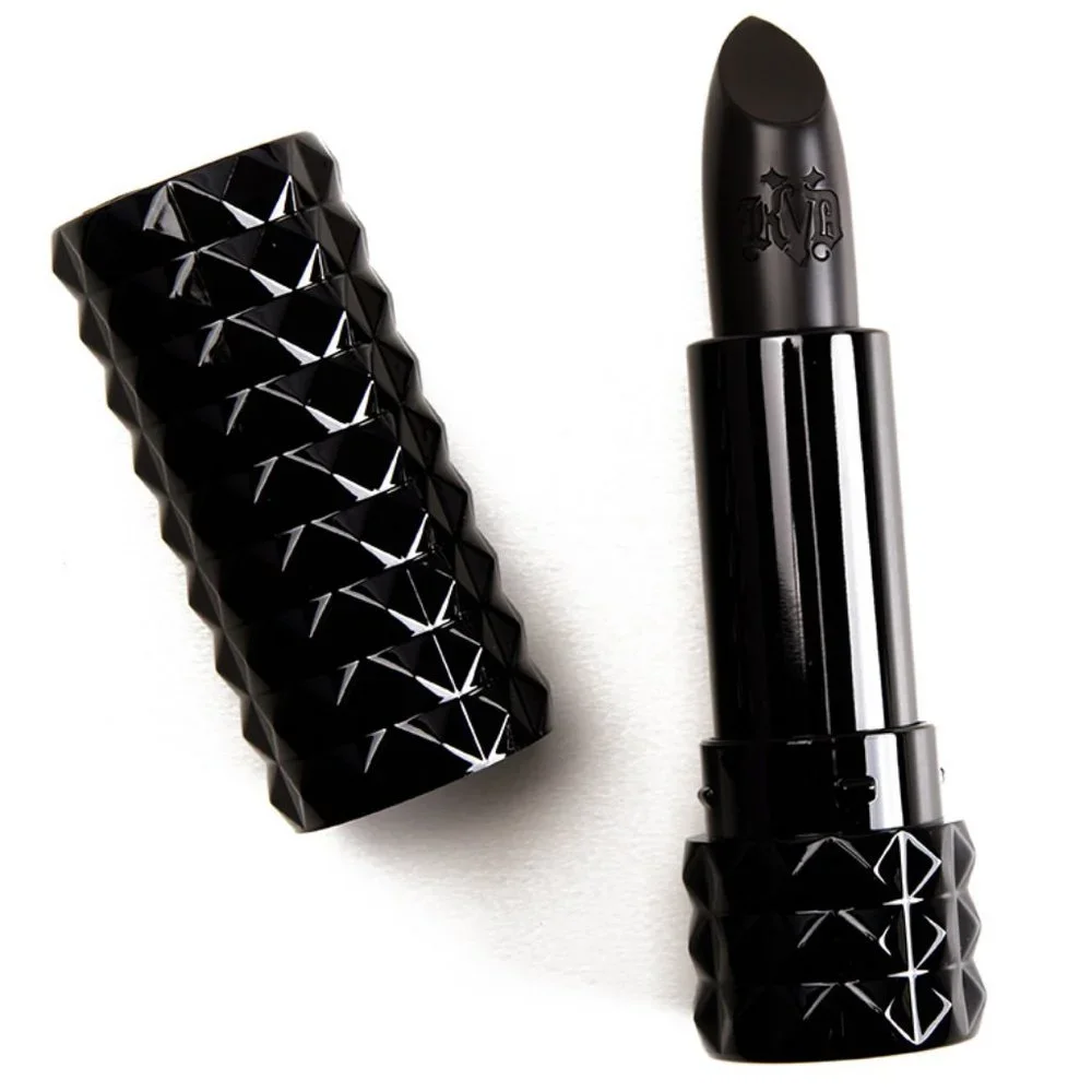 Kat Von D, KVD  Studded Kiss Creme Lipstick SLAYER (Black)  RETIRED  3.4 g NWB